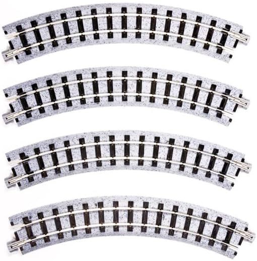 KATO 52-220 Narrow Gauge Unitrack Curved Line R183-45° 4pcs Model Train Supplies - BanzaiHobby