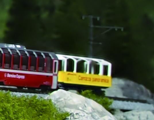 KATO 5253-2 N Gauge Rhaetian Railway Open Panoramic Passenger Carriage B2101 Model Railway Passenger Car - BanzaiHobby
