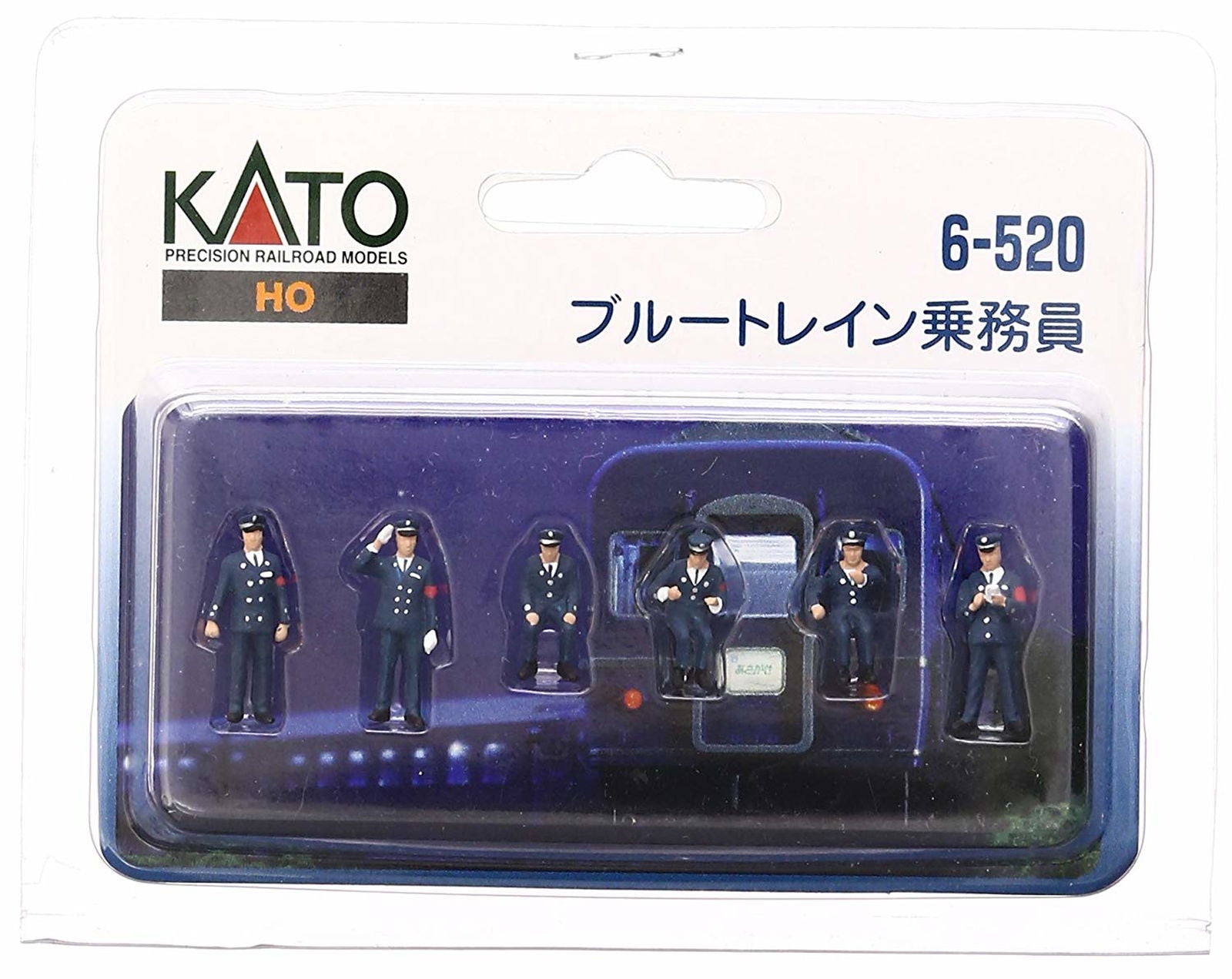 KATO (HO)Figure : Bule Train Trainman (6pcs) - BanzaiHobby