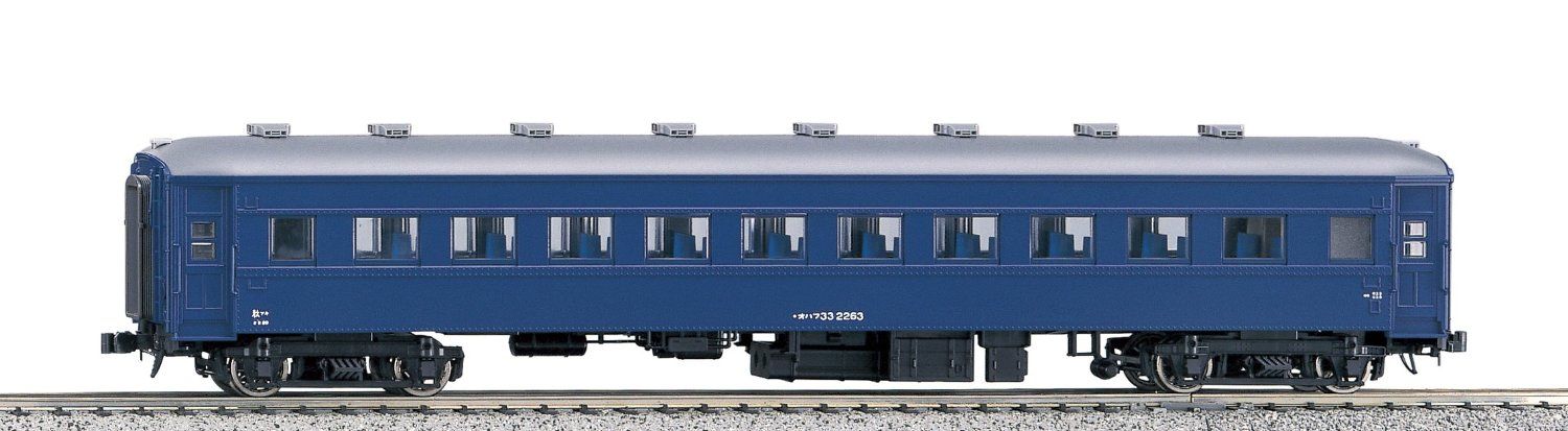 KATO Ohafu 33 Passenger Car, Blue - BanzaiHobby