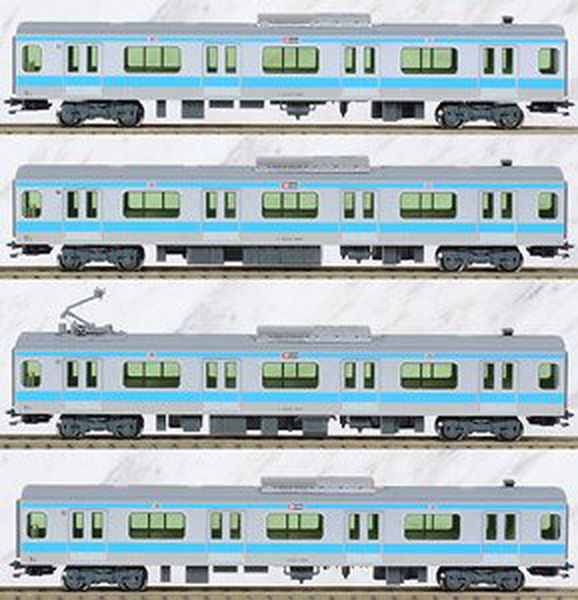 Kato 10-1828 Series E233-1000 Keihin Tohoku Line Additional Set B (Add-On 4-Car Set) - BanzaiHobby