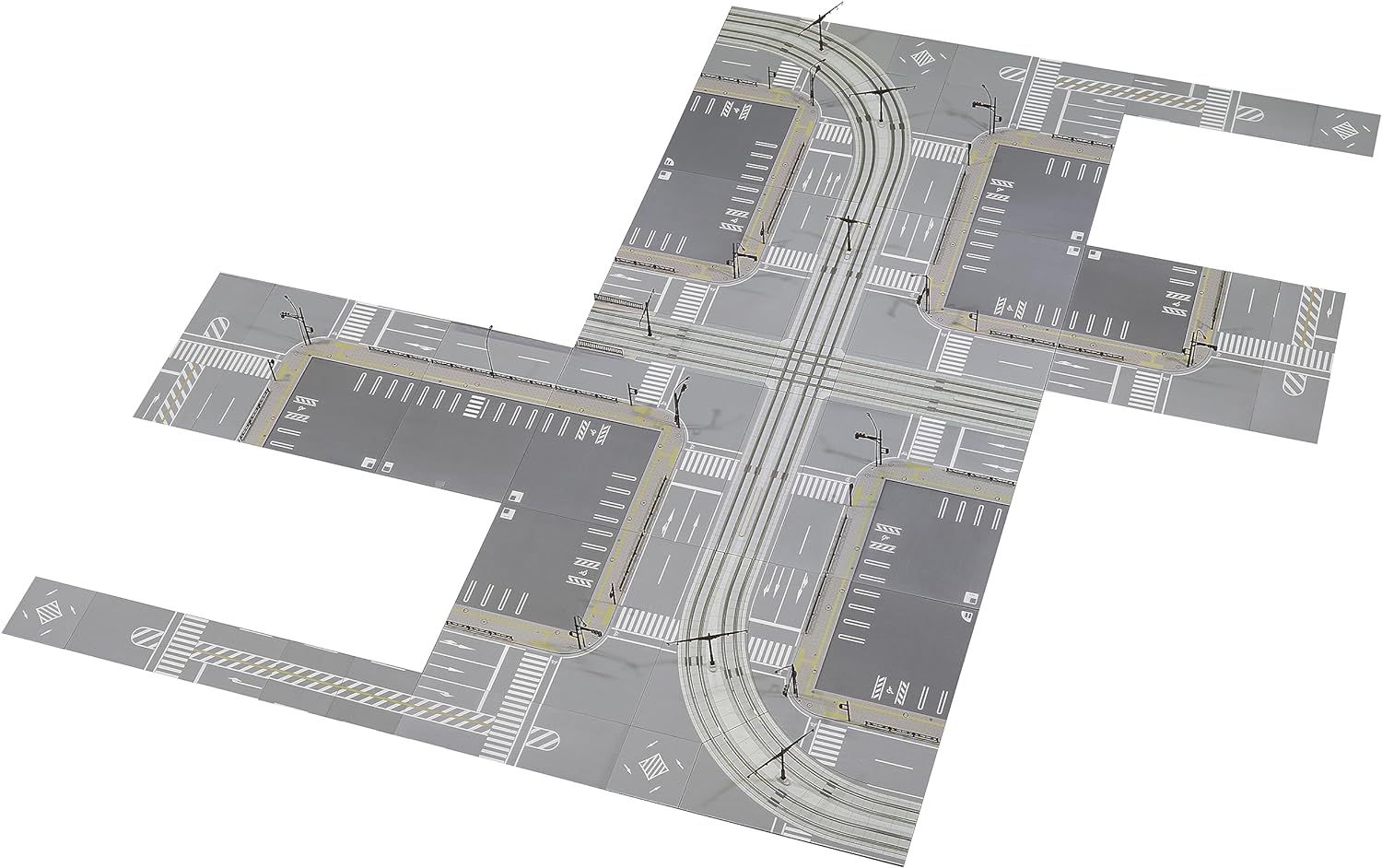 Kato 40-812 UNITRAM Road Track Expansion Set TV2 (N scale) - BanzaiHobby