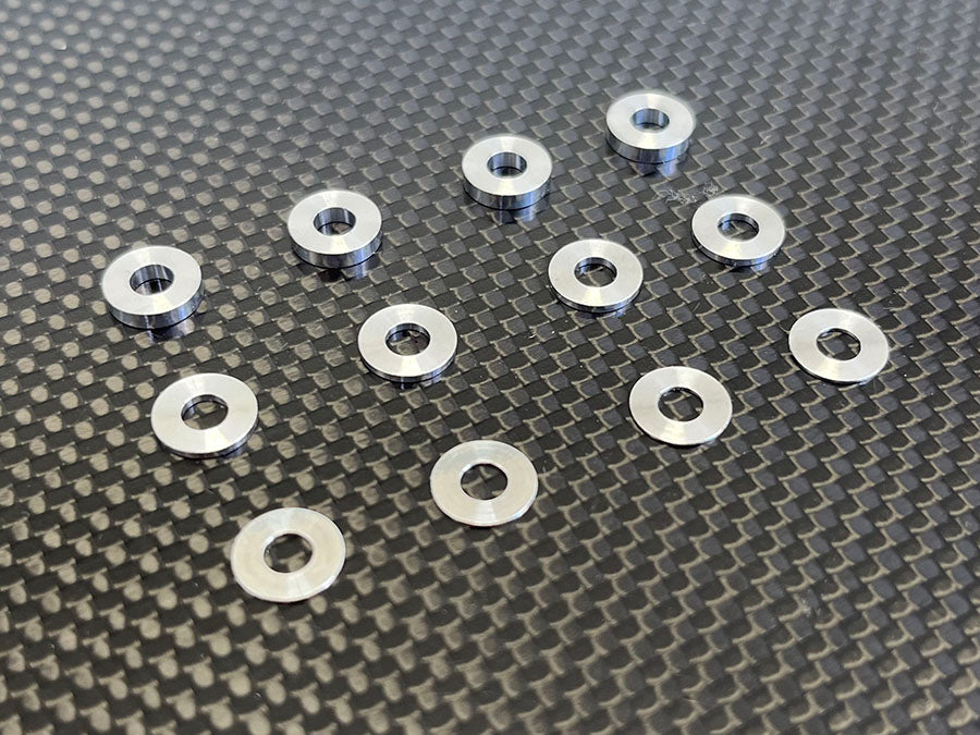 Kawada B184 DURALUMIN SPACER SET Dia.4mm - BanzaiHobby