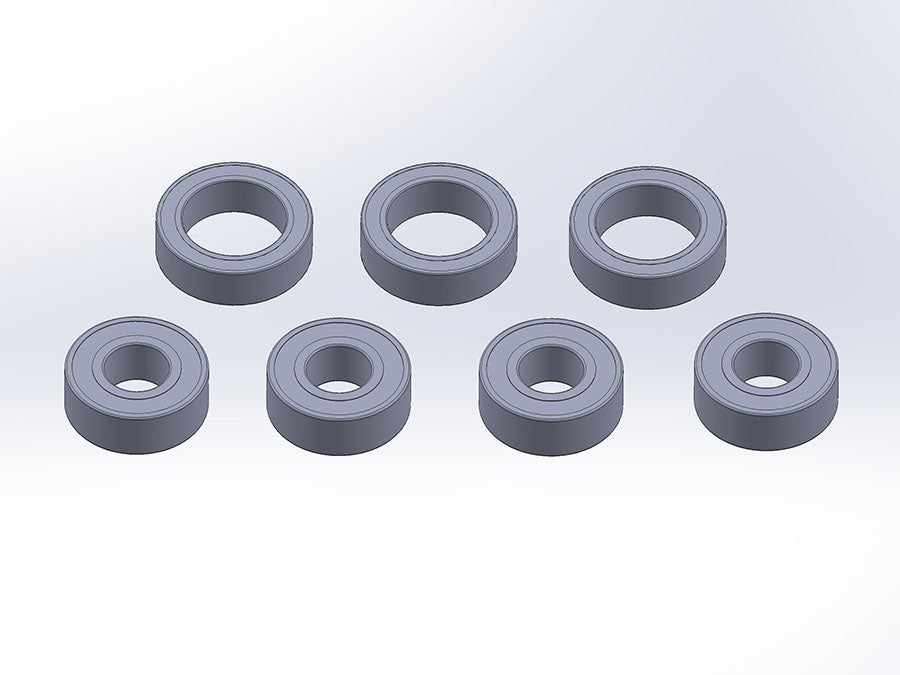 Kawada FOC10 BALL BEARING SET FOR Tamiya C-CAR - BanzaiHobby