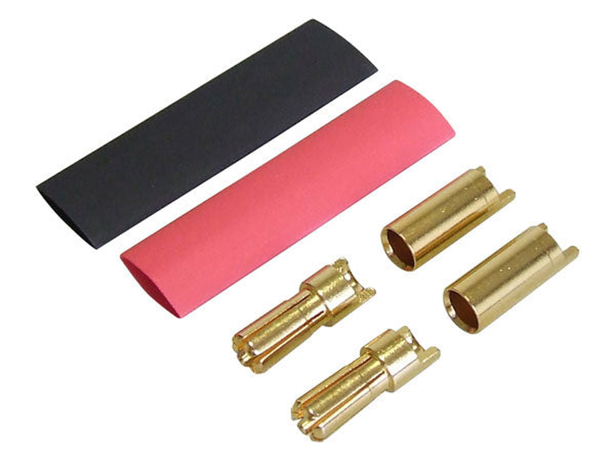 Kawada B72 5.5mm Gold Connectors (Male & Female 2 Pair) - BanzaiHobby