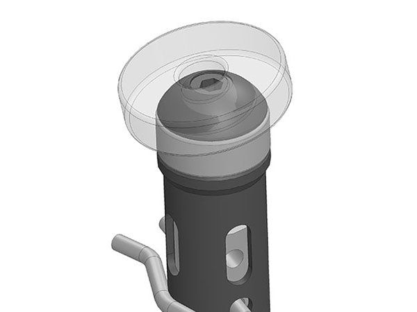 Kawada DB01 MAG BODY MOUNT for FRONT 5mm - BanzaiHobby