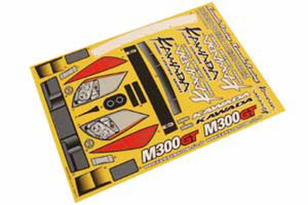 Kawada RGT-61 Nissan Z Decal for Kawada M300GT Body - BanzaiHobby