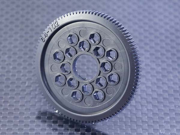 Kawada S64-96R SUPER TOUGH SPUR GEAR (Dia. 10mm) 64P 96T - BanzaiHobby