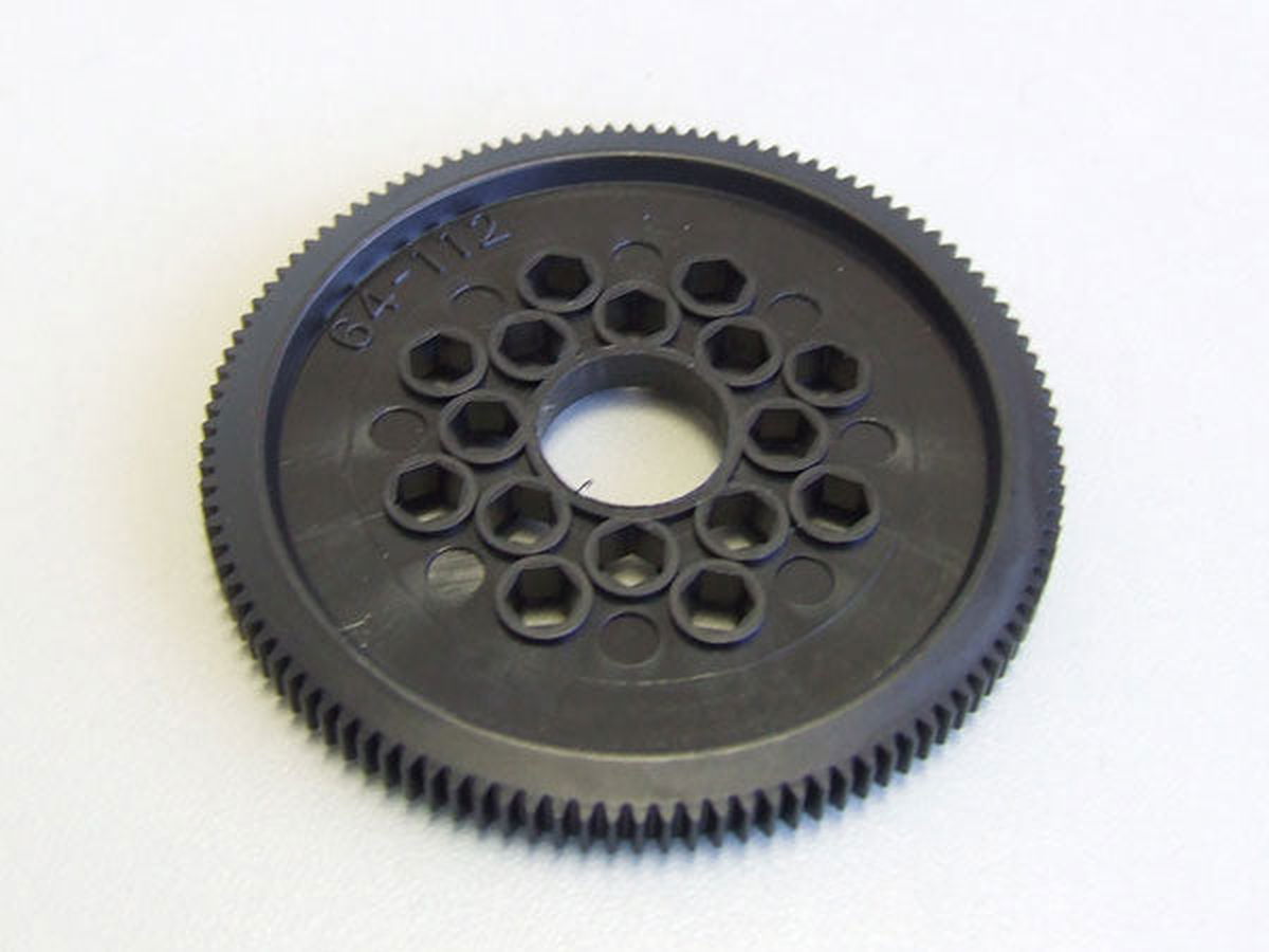 Kawada S64112R 64P 112T Super Tough Spur Gear (Inner Diameter 10) - BanzaiHobby