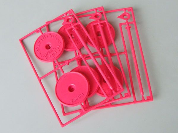 Kawada SK8R Wheel Holder Red 3pcs - BanzaiHobby