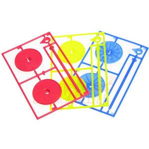 Kawada SK8S Tire Wheel Holder Set of Three Colors Blue Red Yellow - BanzaiHobby