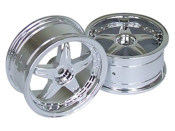 Kawada VX Wheel Narrow Chrome Metallic (a pair) - BanzaiHobby