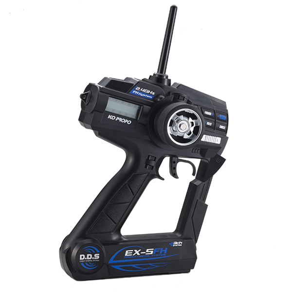 Ko Propo 10600 EX-5FH 2.4Ghz FHSS & KR-211FH Receiver x1 Set - BanzaiHobby