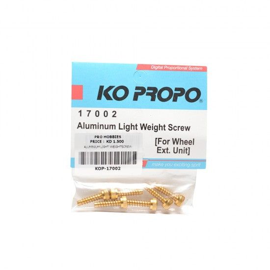 Ko Propo 17002 ALUMINIUM LIGHT WEIGHT SCREW - BanzaiHobby