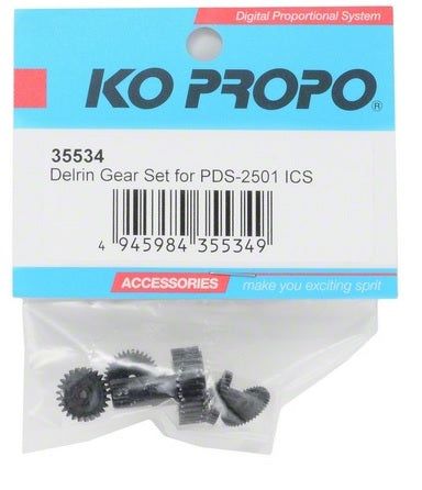 Ko Propo 35534 Delrin Gear Set For PDS-2501 - BanzaiHobby