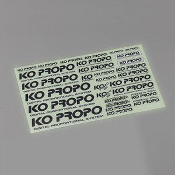 Ko Propo 79060 Ko Propo Decal (Black) - BanzaiHobby