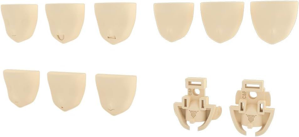 Kotobukiya KP725 Megami Device M.S.G 04 Face Set for Chaos & Pretty, Skin Color - BanzaiHobby