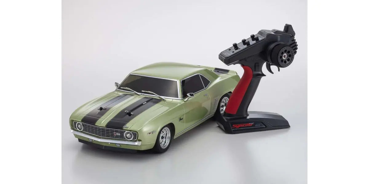 Kyosho 34418T2 FAZER Mk2 FZ02 Series Readyset 1969 Chevy Camaro Z/28 Frost Green - BanzaiHobby