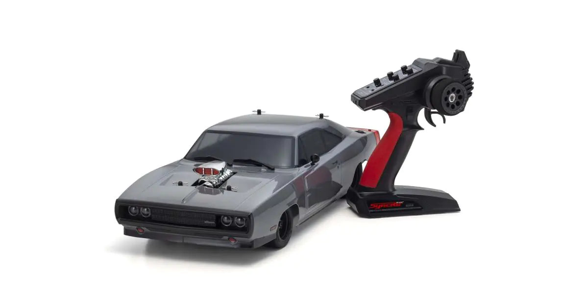 Kyosho 34492T1C FAZER Mk2 FZ02L VE Series Readyset 1970 Dodge Charger Supercharged VE Gray - BanzaiHobby