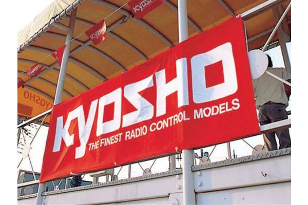 Kyosho 87008 Logo Banner (600 x 1800mm) - BanzaiHobby