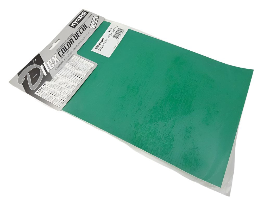 Kyosho 96701GR D Flex Color Decal Green - BanzaiHobby