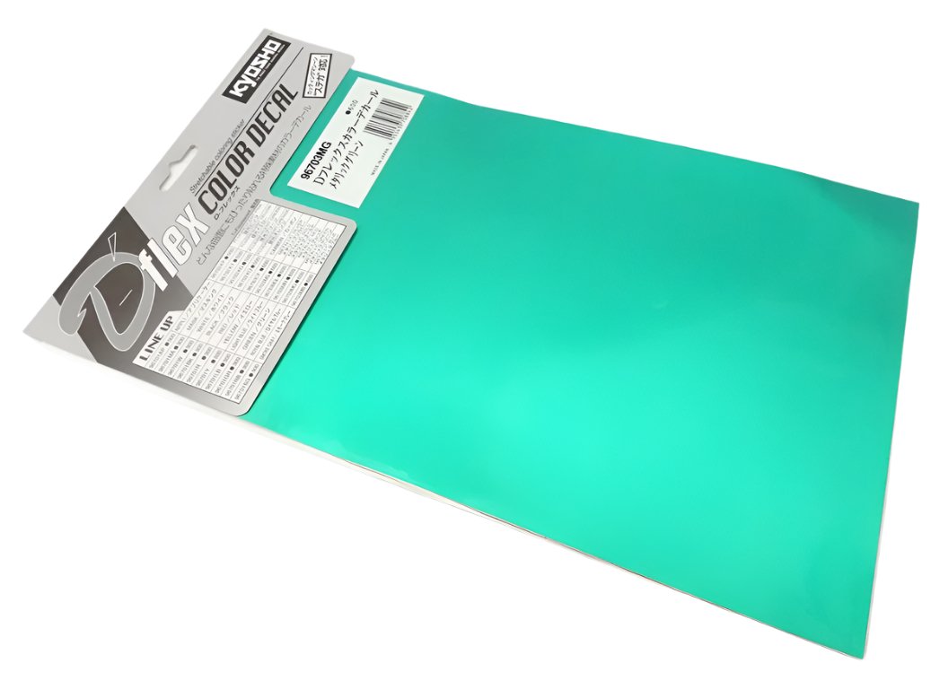 Kyosho 96703MG D Flex Decal Metallic Green - BanzaiHobby