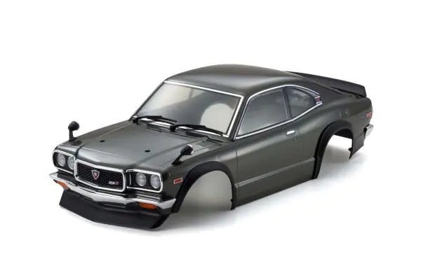 Kyosho FAB613GN 1972 MAZDA SAVANNA GT Tuned Ver. Green Decoration Body Set - BanzaiHobby