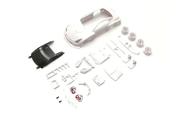Kyosho MZN219 NISSAN GT-R GT500 2008 White Body set - BanzaiHobby
