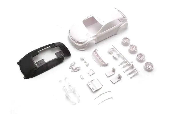 Kyosho MZN221 SUBARU IMPREZA WRC2008 White body(w/Rim) - BanzaiHobby