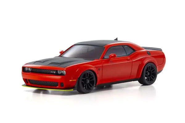 Kyosho MZP451R ASC MA020W DODGE CHALLENGER SRT HELLCAT REDEYE Tor Red - BanzaiHobby