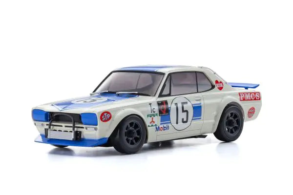 Kyosho MZP472BL ASC MA-020 NISSAN SKYLINE 2000GT-R (KPGC10) Racing 1972 #15 - BanzaiHobby