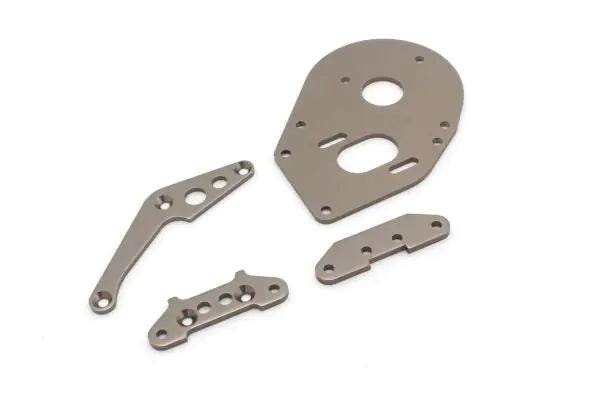 Kyosho OT264GM HD Plate Set (Gunmetal/87WCOPTIMA Mid) - BanzaiHobby