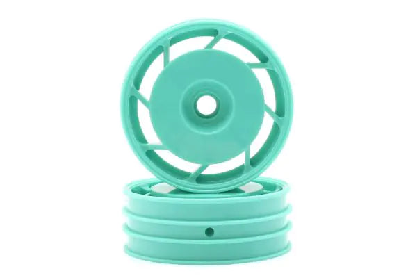Kyosho UTH001GR 8D Front Wheel 50mm (Papermint Green / Ultima) - BanzaiHobby