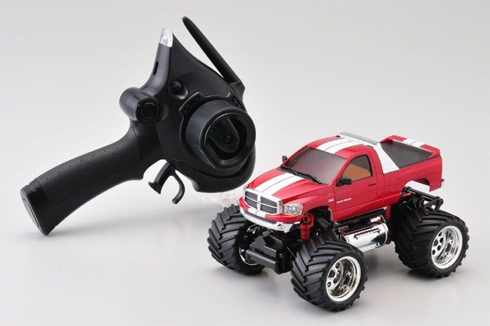 Kyosho 30091MR MONSTER EX Dodge Ram Metalic red - BanzaiHobby