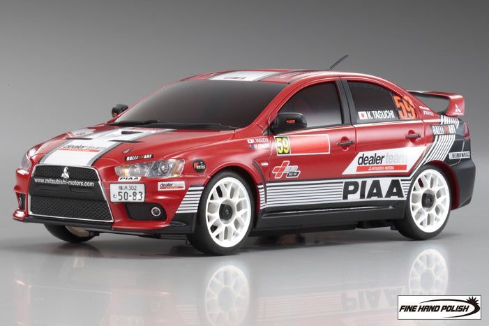 Kyosho 30569ZM MITSUBISHI LANCER EVOLUTION X PWRC2008 MITSUBISHI DEALER - BanzaiHobby