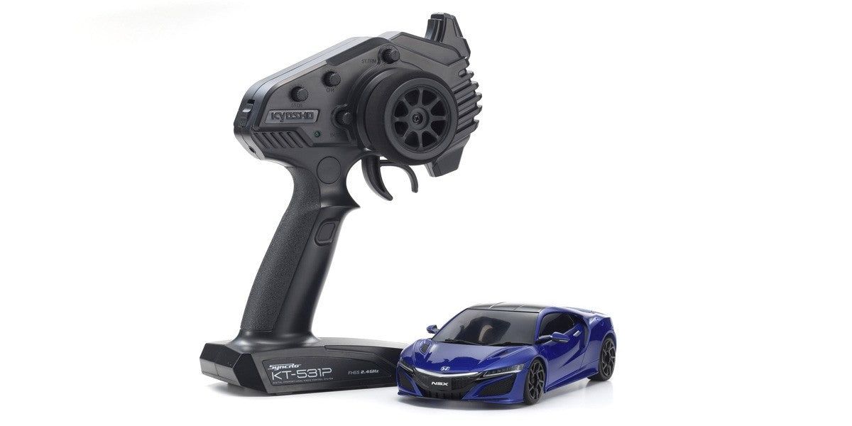 Kyosho 32322BL MINI-Z RWD Honda NSX Nouvelle Blue Pearl - BanzaiHobby