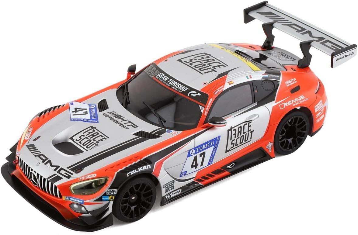 Kyosho 32338FRS Minute RWD Series Ready Set Mercedes AMG GT3 No.47 - BanzaiHobby
