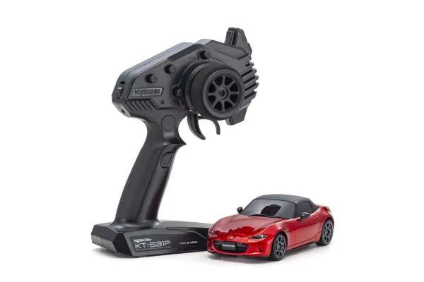 Kyosho 32341MR MINI-Z RWD readyset MAZDA Roadster Soul Red Premium Metallic - BanzaiHobby