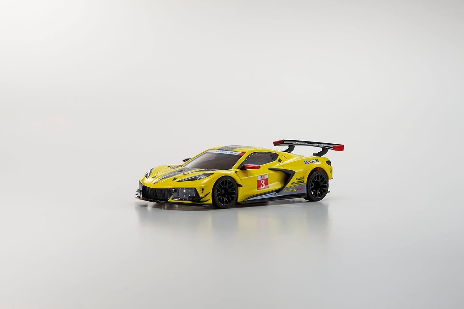 Kyosho 32342Y MR03RWD Chevrolet Corvette C8.R Yellow - BanzaiHobby