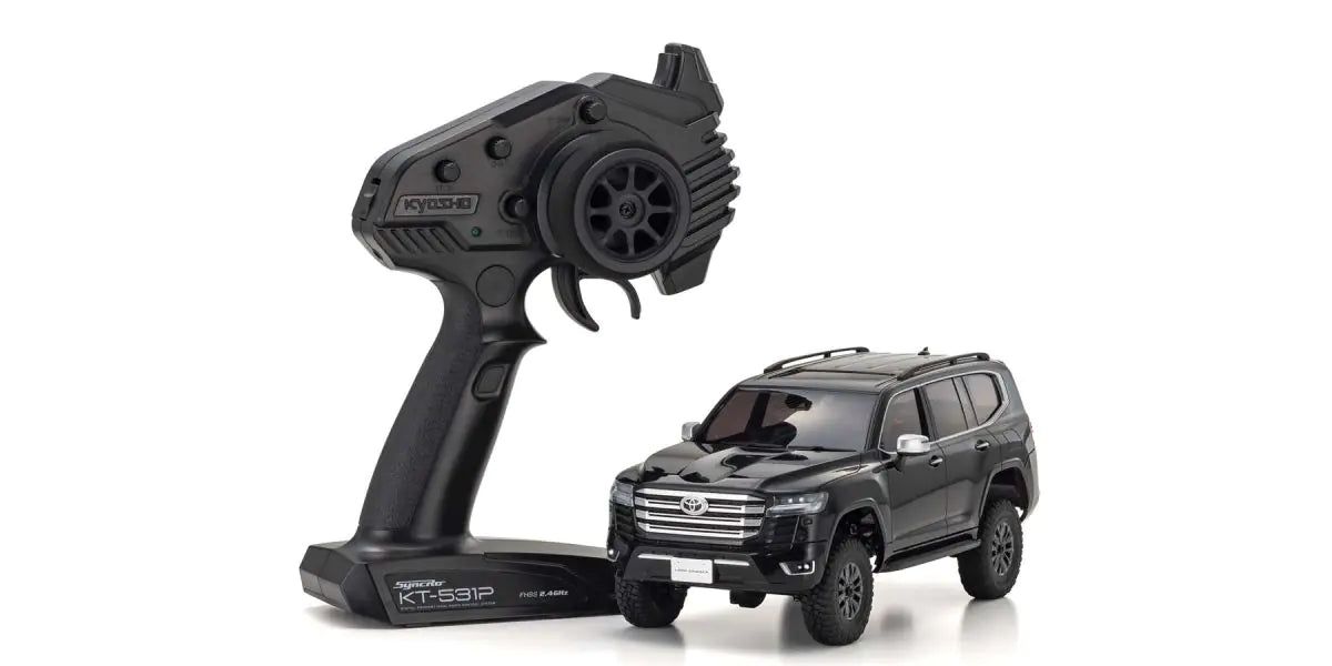 Kyosho 32533BK MINI-Z 4x4 readyset Toyota LAND CRUISER 300 Black - BanzaiHobby