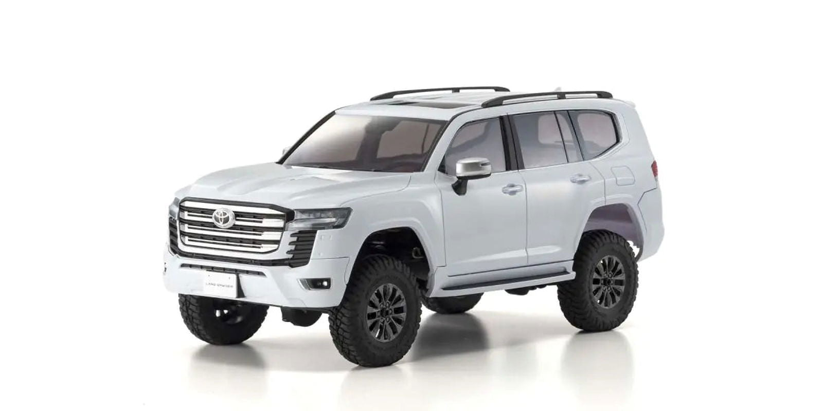Kyosho 32533PW MINI-Z 4x4 readyset Toyota LAND CRUISER 300 Precious White - BanzaiHobby