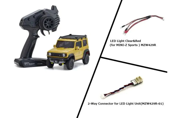 Kyosho 32537LBR-M MINI-Z 4x4 Suzuki Jimny Sierra APIO JIMNY TS4 Yellow Ocher - BanzaiHobby