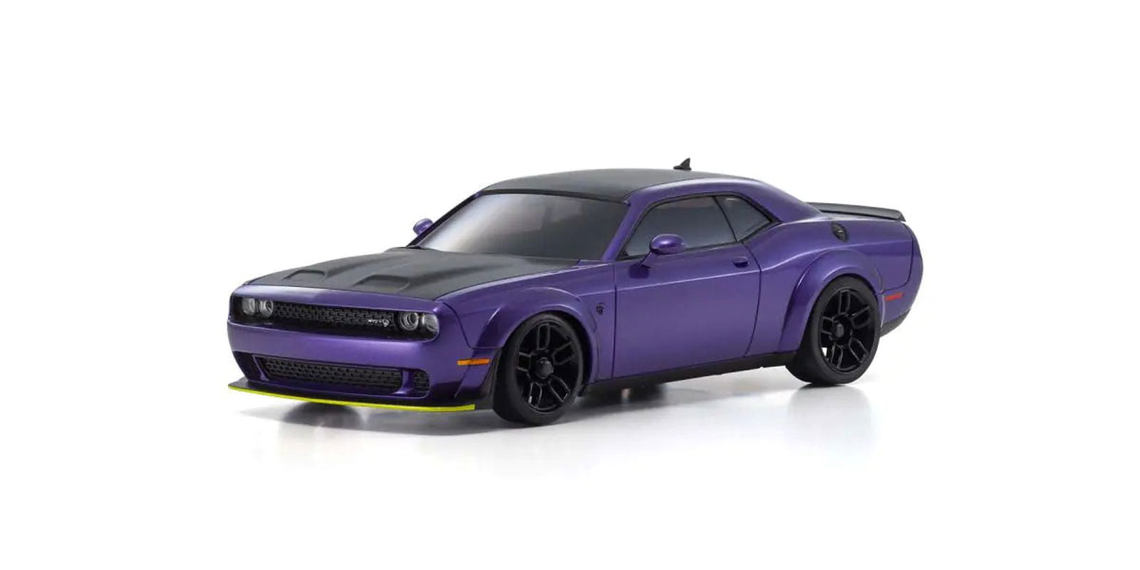 Kyosho 32621PU MINI-Z AWD DODGE CHALLENGER SRT HELLCAT REDEYE Plum Crazy - BanzaiHobby