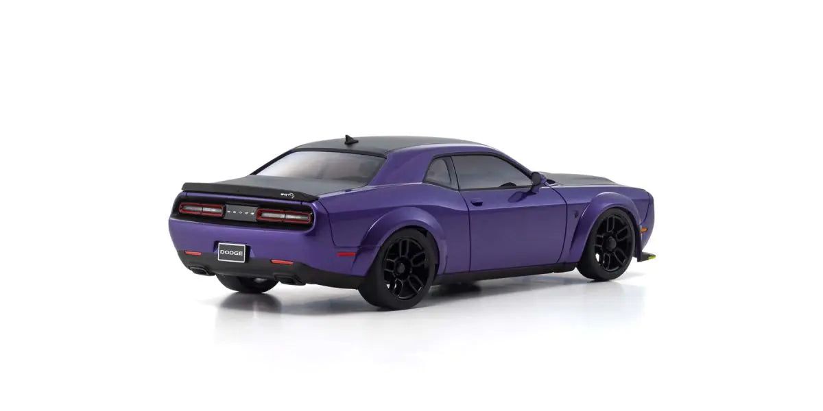 Kyosho 32621PU MINI-Z AWD DODGE CHALLENGER SRT HELLCAT REDEYE Plum Crazy - BanzaiHobby