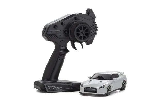 Kyosho 32628PW MINI-Z AWD NISSAN GT-R R35 White Pearl - BanzaiHobby
