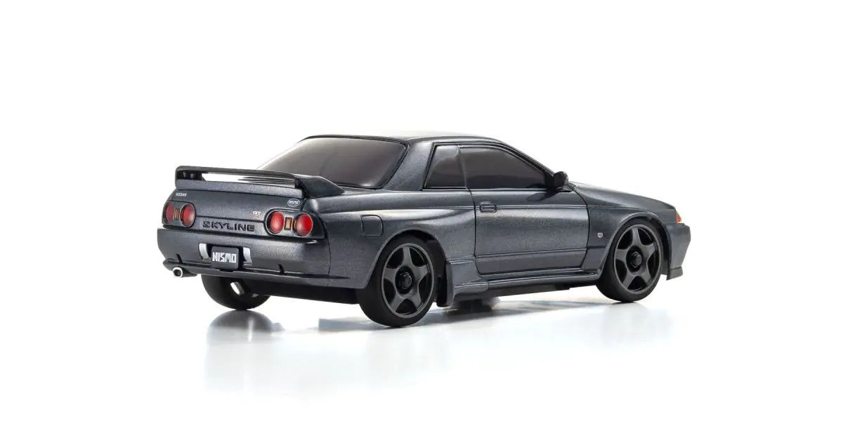 Kyosho 32639GM MINI-Z AWD NISSAN SKYLINE GT-R NISMO (R32) Gun Metallic - BanzaiHobby