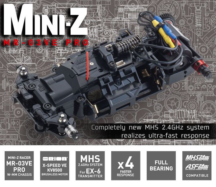 Kyosho 32781 MR-03VE Pro Chassis Set - BanzaiHobby