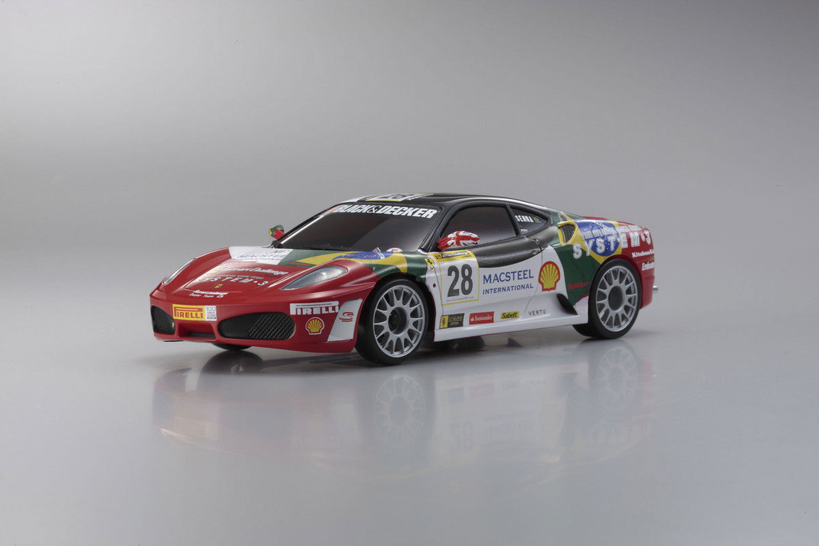 Kyosho 32804BS MR-03 BCS Ferrari F430 No28 - BanzaiHobby