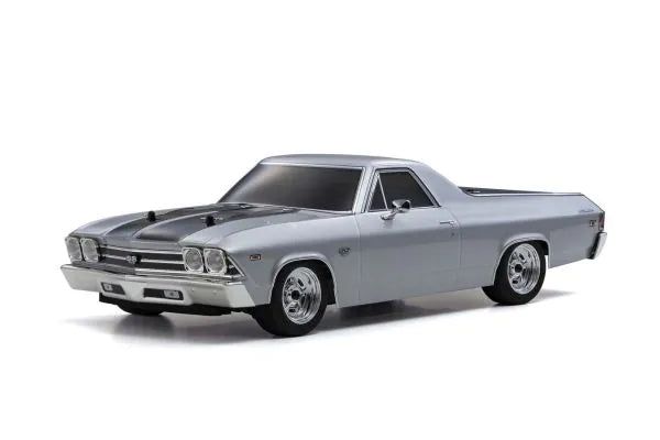 Kyosho 34419T2 1:10 Scale Radio Controlled Electric Powered 4WD FAZER Mk2 FZ02L Series readyset 1969 Chevy® El Camino® SS 396® Cortez Silver - BanzaiHobby