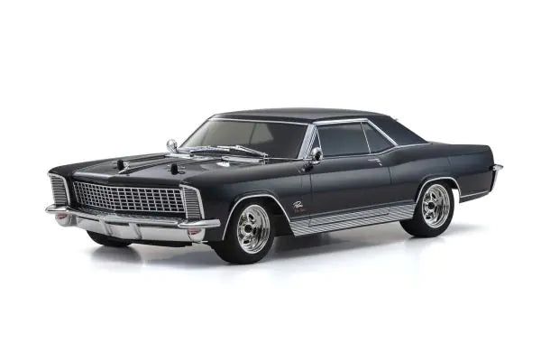 Kyosho 34434T1 1:10 Scale Radio Controlled Electric Powered 4WD FAZER Mk2 FZ02L Series readyset 1965 Buick® Riviera™ Regal Black - BanzaiHobby